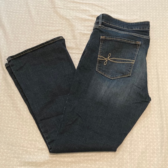 Levi's Denim - Womens Levi Denizen Size 14 Short Boot Cut Jean